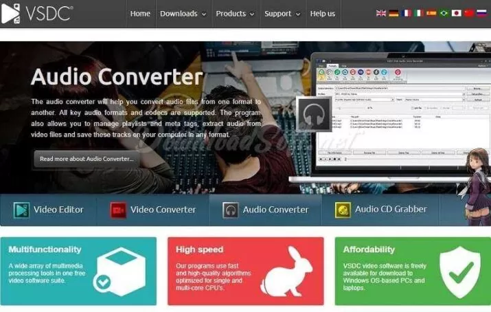 Descargar VSDC Free Audio Converter - Convertir Audio Libre