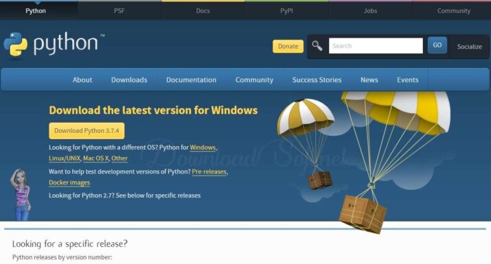 Python برنامج مفتوح المصدر لكتابة وتطوير لغات البرمجة مجانا