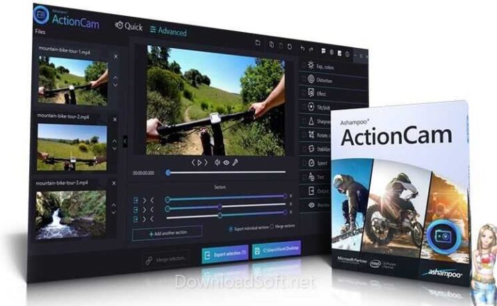 ActionCam تحميل برنامج تحرير وإصلاح مقاطع الفيديو مجانا