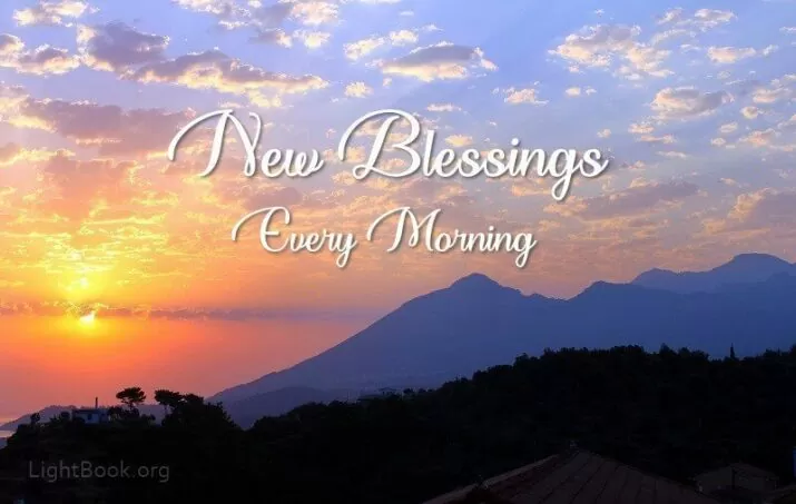 ‏بركات جديدة كل صباح - صلاة للرب يسوع الغالي