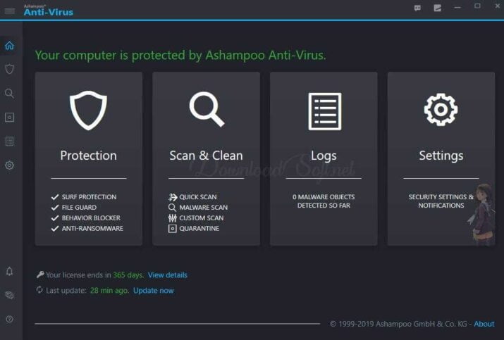 Ashampoo Anti-Virus Télécharger Gratuit 2024 pour Windows