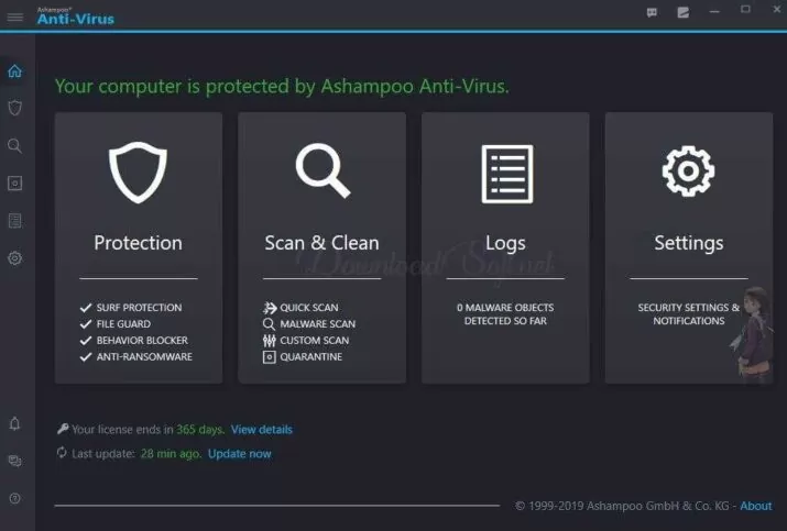 Ashampoo Anti-Virus برنامج الحماية من الفيروسات الضارة مجانا