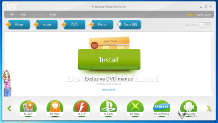 Freemake Video Converter برنامج لتحويل الفيديو والصوت مجانا