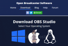 OBS Studio مسجل الفيديوهات والبث المباشر 2022 مجانا