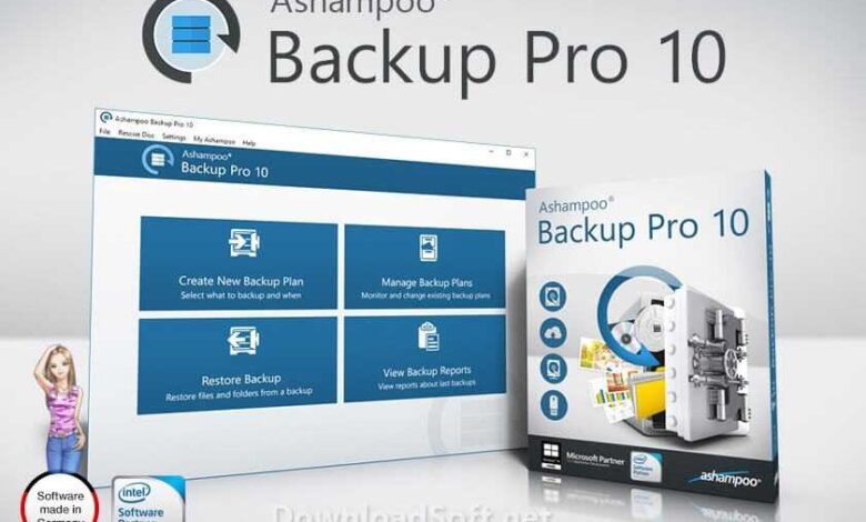 Ashampoo Backup Pro 10 برنامج لضمان تخزين بياناتك مجانا