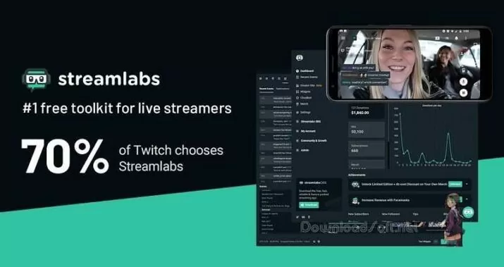 Télécharger Streamlabs OBS Professional Live Streamers