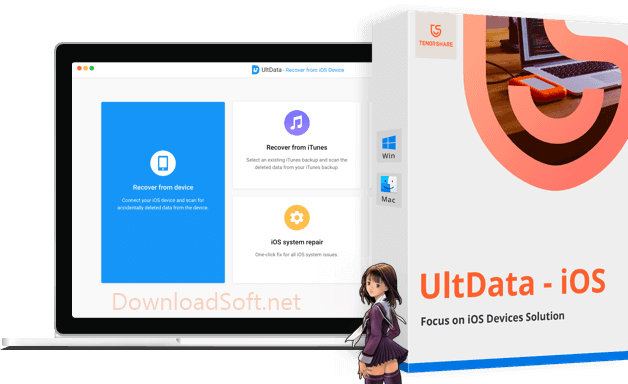 Tenorshare UltData iPhone Data Recovery 2024 Software Free