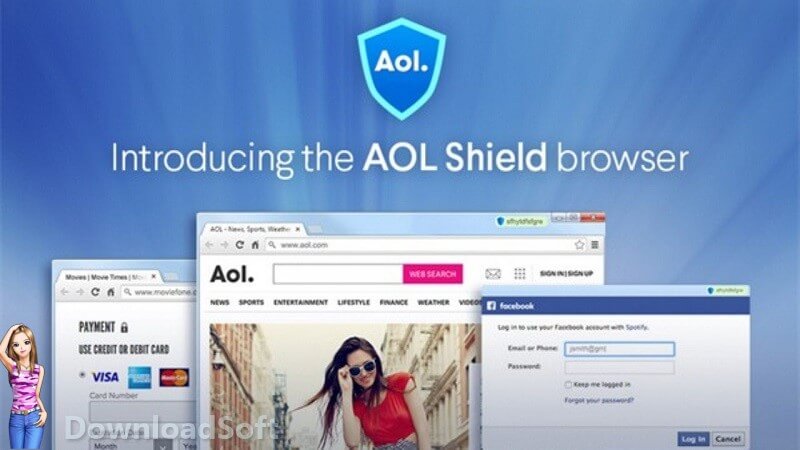 AOL Shield Browser Télécharger 2024  Plus Rapide et Sécurisé