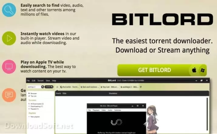 BitLord Télécharger Gratuitement 2022 pour Windows et Mac
