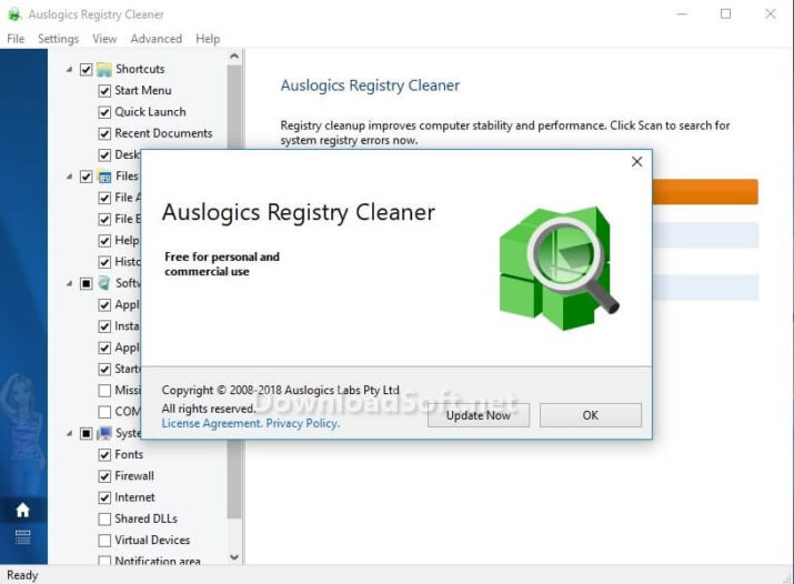 Auslogics Registry Cleaner برنامج لتنظيف وتسريع جهازك مجانا