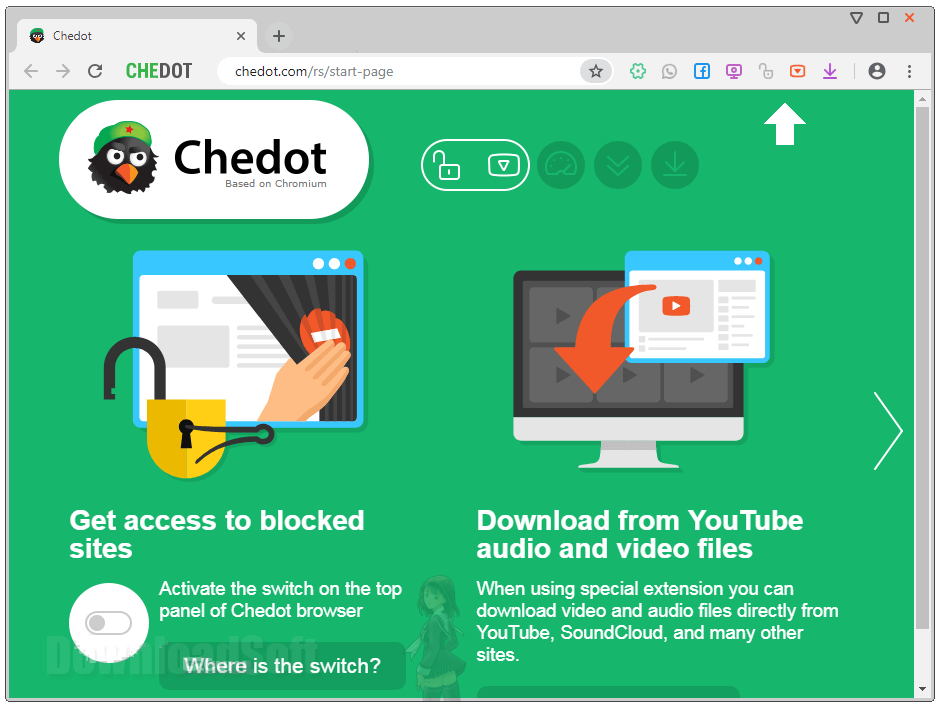 Chedot Browser Descargar Gratis 2024 para Windows 32/64-bit