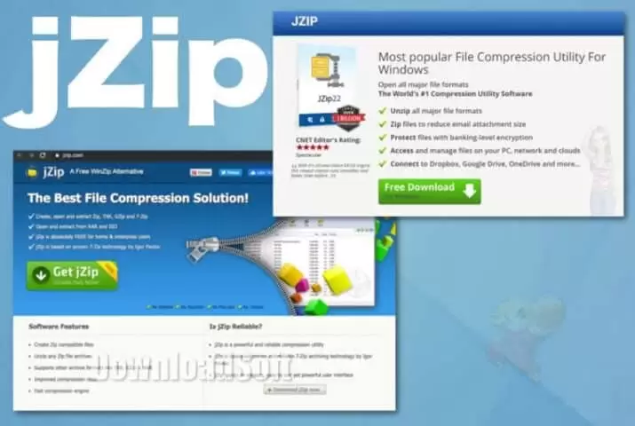 تحميل برنامج JZip أحدث إصدار 2022 لفك ضغط الملفات مجانا
