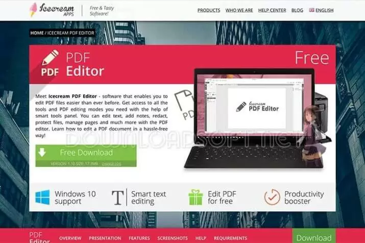 IceCream PDF Editor Descargar Gratis para Windows 32/64-bit