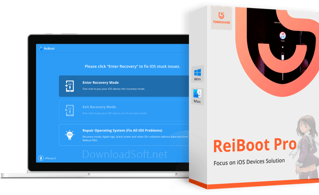 Tenorshare ReiBoot Free Download iPhone Recovery for PC