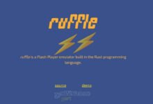 Ruffle برنامج محاكي Flash Player للكمبيوتر مفتوح المصدر