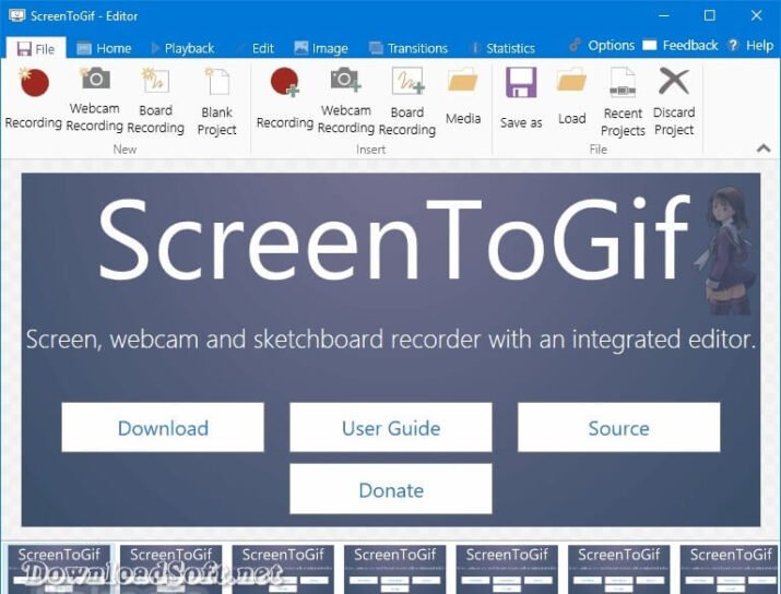 ScreenToGif تطبيق مفتوح المصدر مجاني للكمبيوتر 