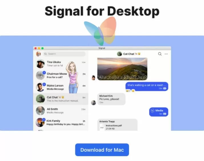 تحميل Signal Desktop تطبيق المراسلة الآمن للكمبيوتر مجانا