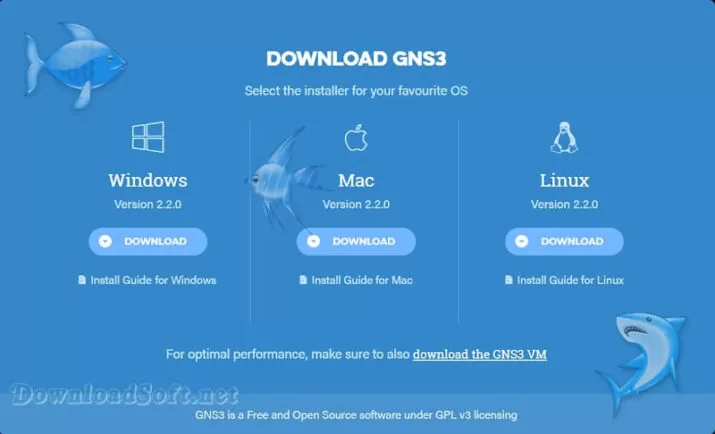 Descargar GNS3 Graphical Network Simulator para Windows/Mac