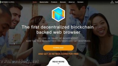 Netbox Browser متصفح مجاني يدعم شبكة Blockchain