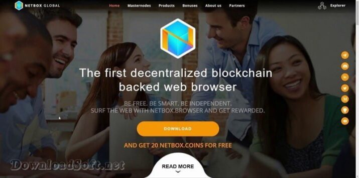 تحميل Netbox Browser متصفح مجاني 2023 يدعم شبكة Blockchain