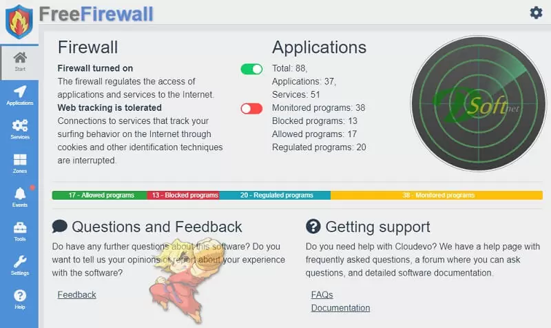 Free Firewall جدار الحماية الكامل 2022 لـ ويندوز، ماك ولينكس