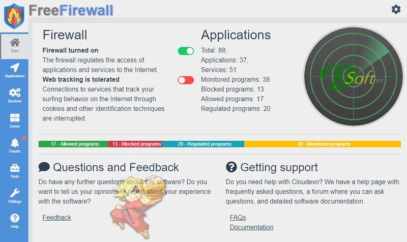 Free Firewall Top Sécurité 2024 pour Windows, Mac et Linux