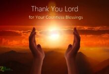 Thank You Lord for Your Countless Blessings