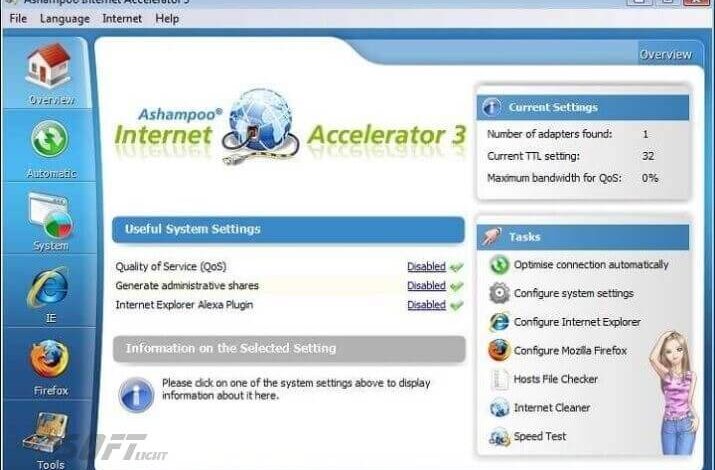 Ashampoo Internet Accelerator Descargar Gratis para Windows