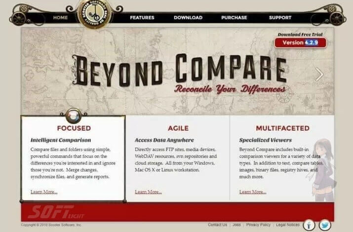 Beyond Compare برنامج لمزامنة وضغط الملفات مجانا