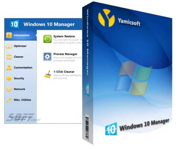 ويندوز 10 مانجر Windows 10 Manager لصيانة الكمبيوتر