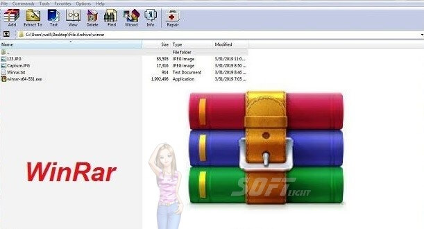 Winrar برنامج متميز لضغط الملفات والبرامج مجانا